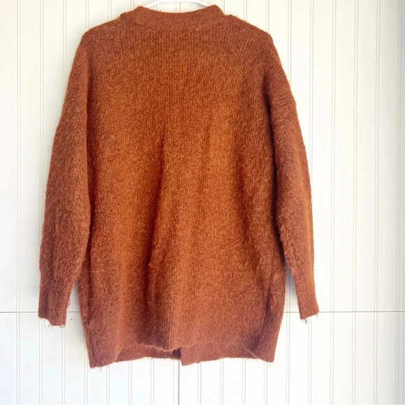 Madewell Size XS Cowen Cardigan Sweater in Heather Acorn - Picture 8 of 8